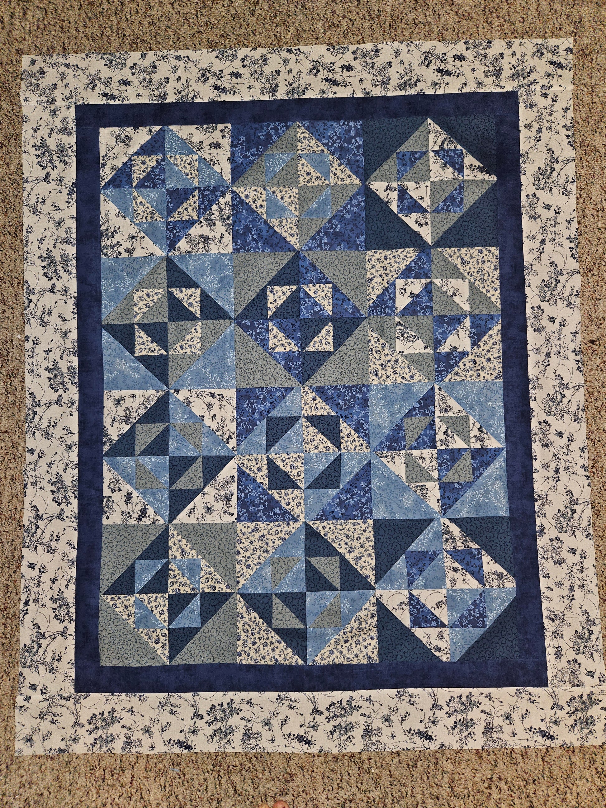 BL289 Wispy Wished Quilt pattern 3 sizes FQ Fat Quarter Friendly