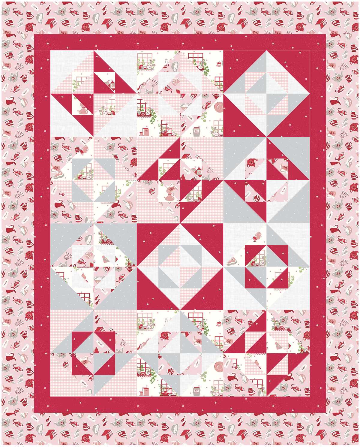 BL289 Wispy Wishes Quilt Kit MEDIUM