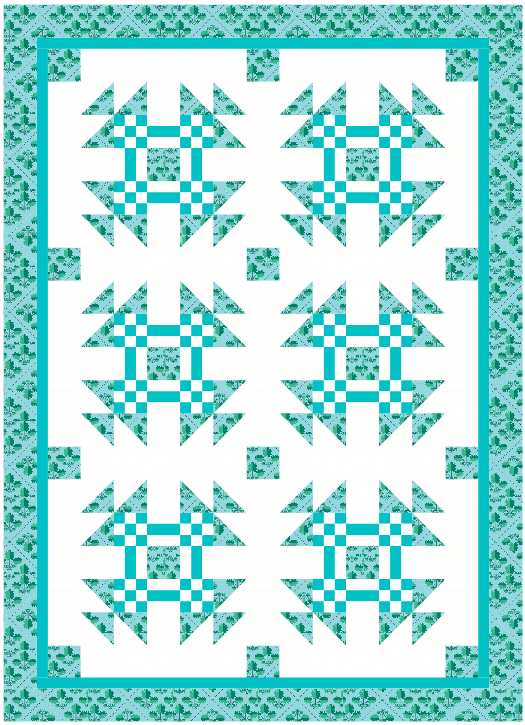 BL210 You're so Fine Quilt Kit SMALL Norahs Garden