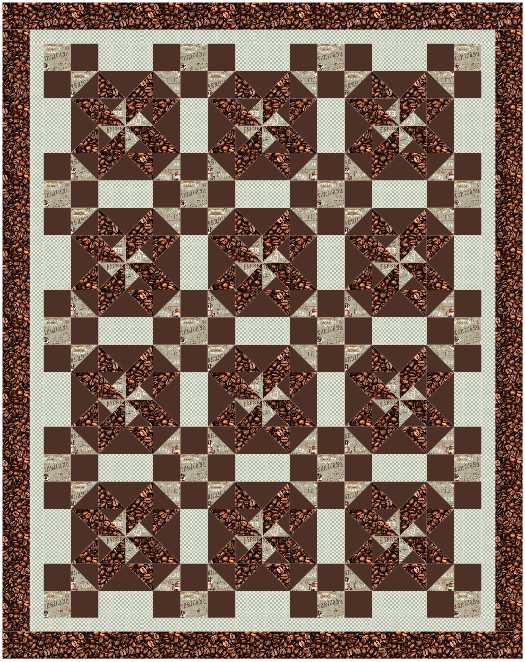 BL153 Zen Garden Quilt Kit 2 sizes