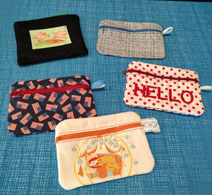 Zippered bag flat