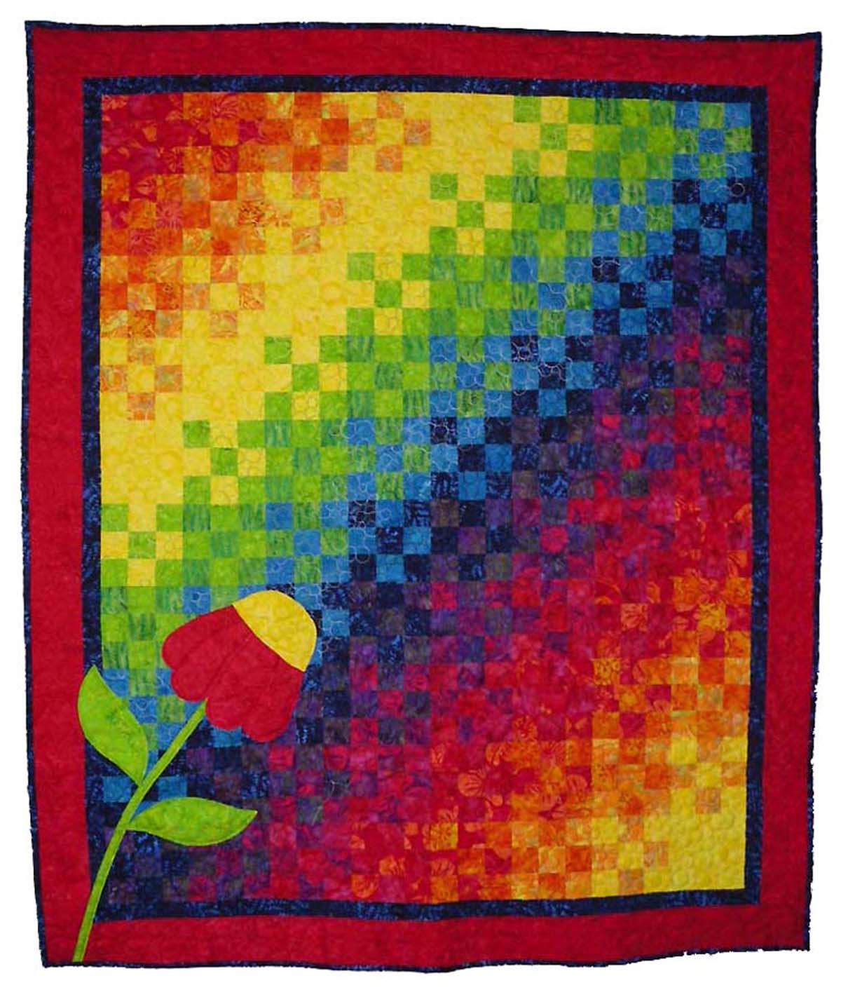 Bl102 Rainbow Nine Patch Quilt Pattern Pdf Beaquilter,White Sweet Potato Images
