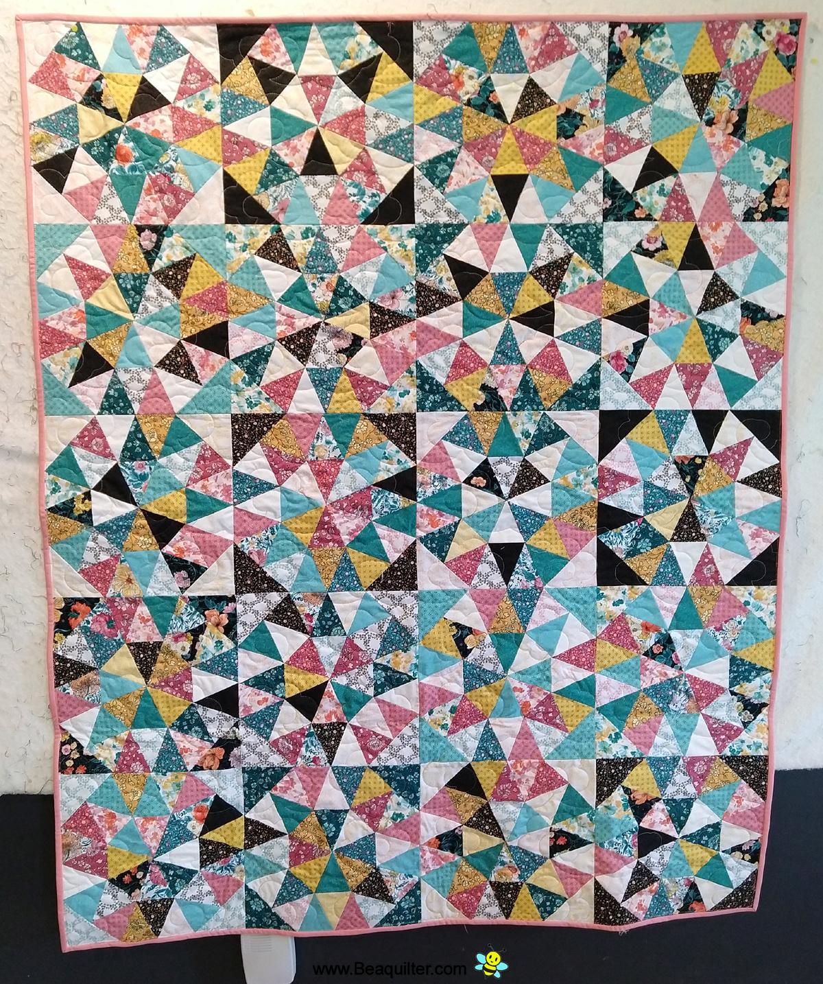 Morning star FQ quilt Beaquilter